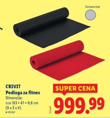 Crivit Podloga za fitnes