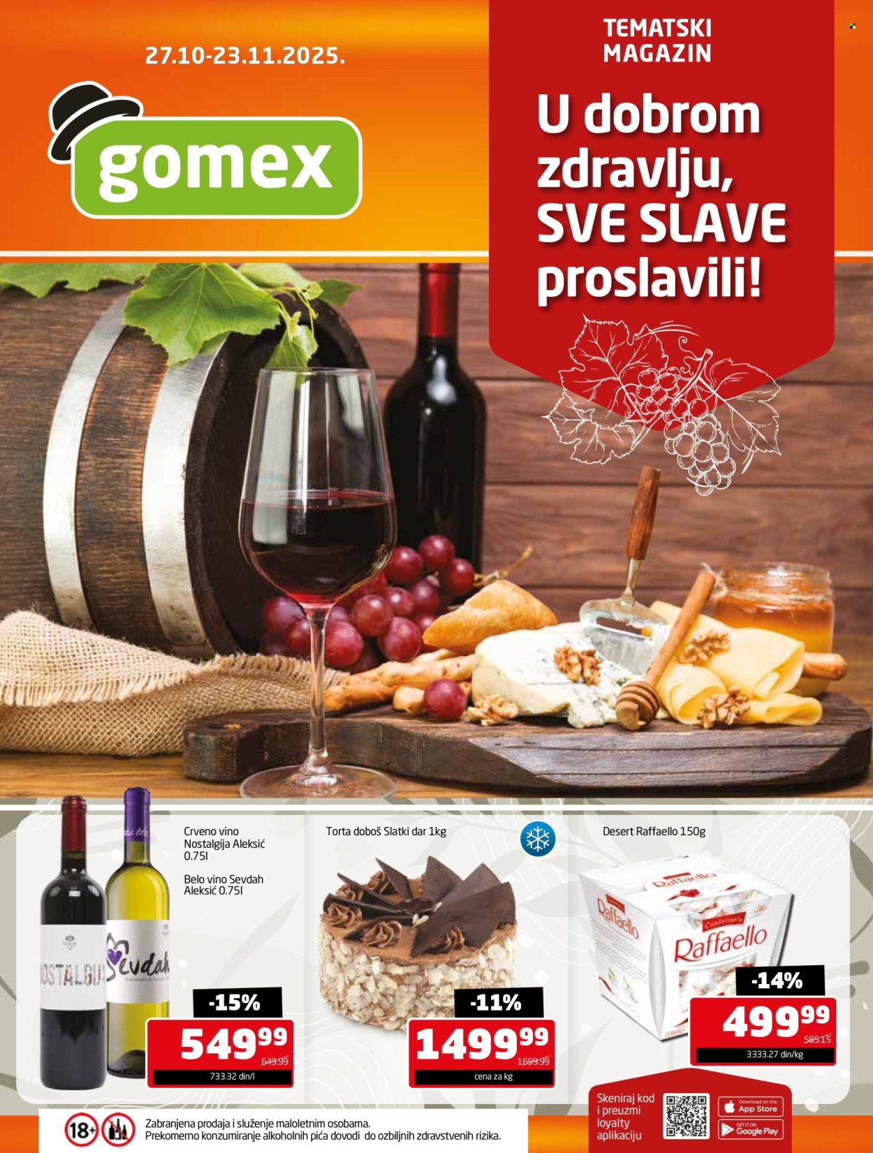 Gomex katalog - 27.10.2025 - 23.11.2025. Stranica 1