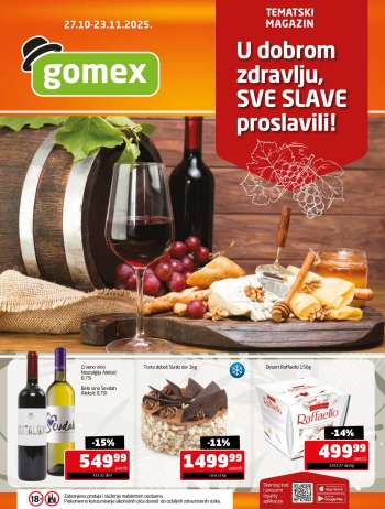 Gomex katalog - 27.10.2025 - 23.11.2025.