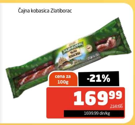 Cajna kobasica Zlatiborac