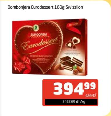 Bombonjera Eurodessert 160g Swisslion
