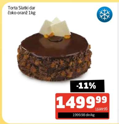 Torta Slatki dar čoko-oranž 1kg