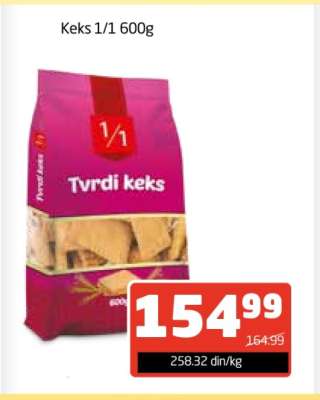 Keks 1/1 600g