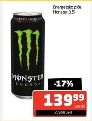 Energetsko piće Monster 0.5l