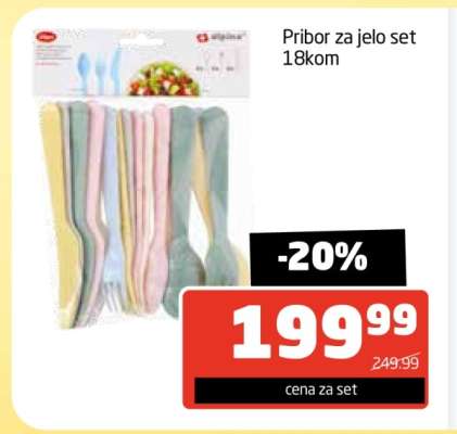 Pribor za jelo set 18kom