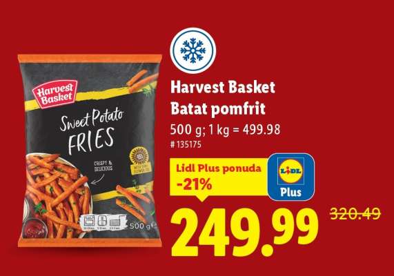Harvest Basket Batat pomfrit