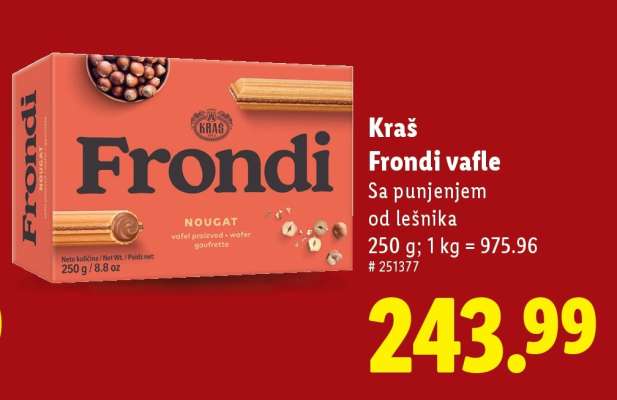 Kraš Frondi vafle