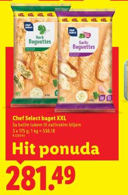 Chef Select Baget XXL