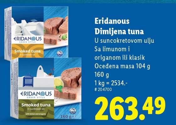 Eridanous Dimljena tuna