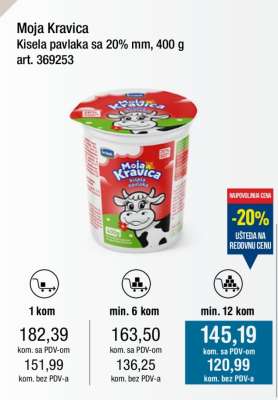 MOJA KRAVICA KISELA PAVLAKA
