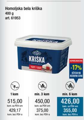 Homoljska bela kriška