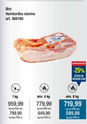 Aro Hamburška slanina
