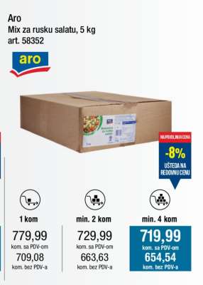 Aro Mix za rusku salatu, 5 kg