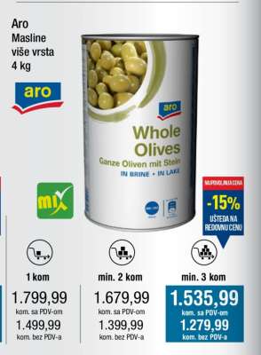 Aro Masline više vrsta 4 kg