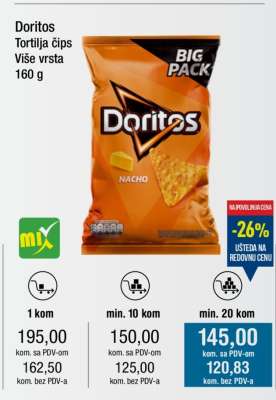 Doritos Tortilja čips