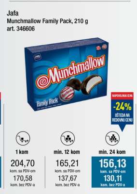 Jafa Munchmallow Family Pack, 210 g