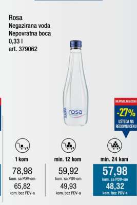 ROSA negazirana voda