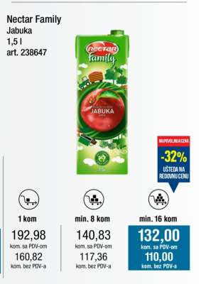 NECTAR FAMILY jabuka