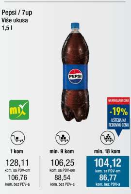 Pepsi / 7up Više ukusa