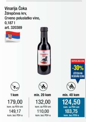 Vinarija Čoka Ždrepčeva krv