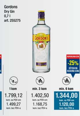 Gordons Dry Gin 0,7 l