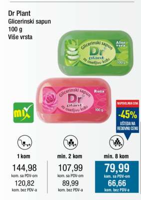 Dr Plant Glicerinski sapun