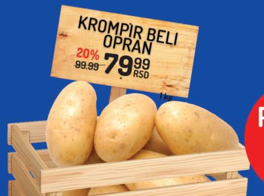 KROMPIR BELI opran