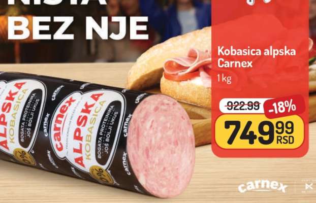 Kobasica alpska Carnex