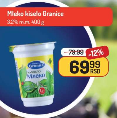 Mleko kiselo Granice