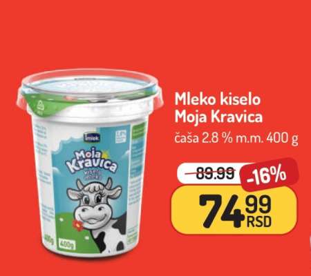 Mleko kiselo Moja Kravica