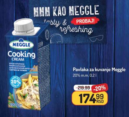 PAVLAKA ZA KUVANJE Meggle