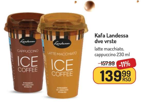 Kafa Landessa dve vrste