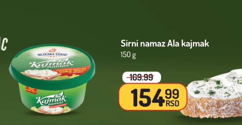 Sirni namaz Ala Kajmak