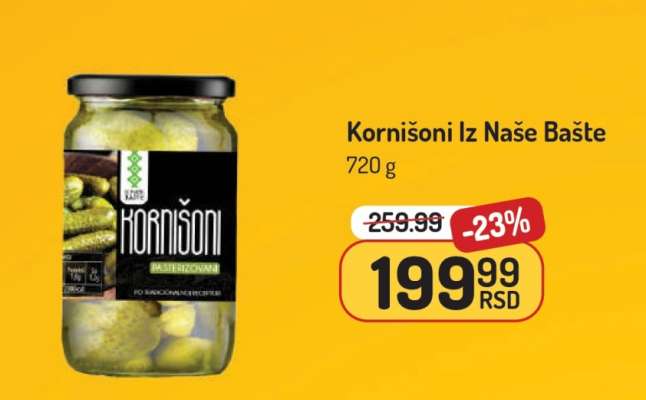 Kornišoni iz naše bašte