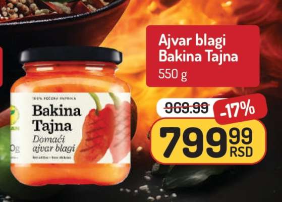 Ajvar blagi Bakina Tajna