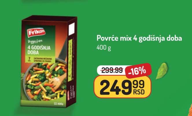 Povrće mix 4 godišnja doba