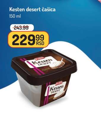Kesten desert čašica