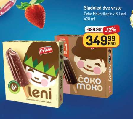 Čoko Moko štapić x 6, Leni