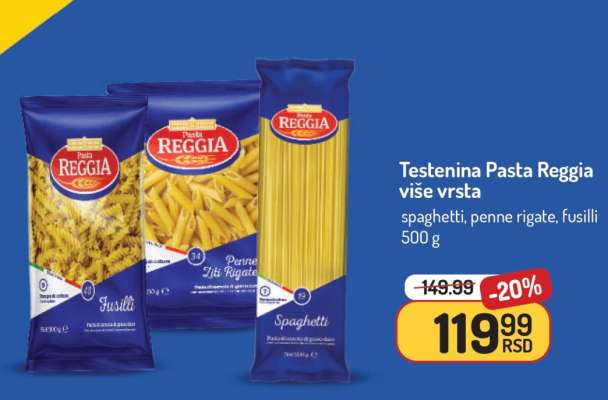Testenina Pasta Reggia više vrsta
