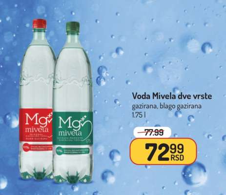 Voda Mivela dve vrste