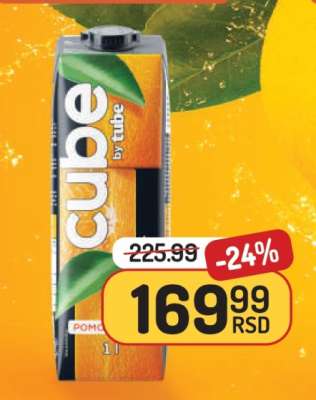 Cube by Tube Orange Juice