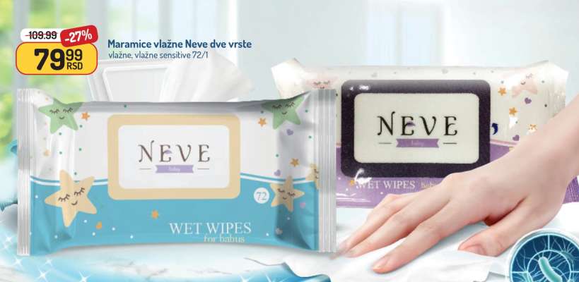 Maramice vlažne Neve dve vrste