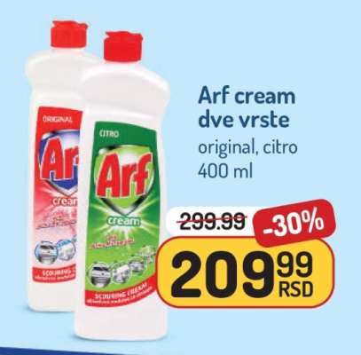 Arf cream dve vrste
