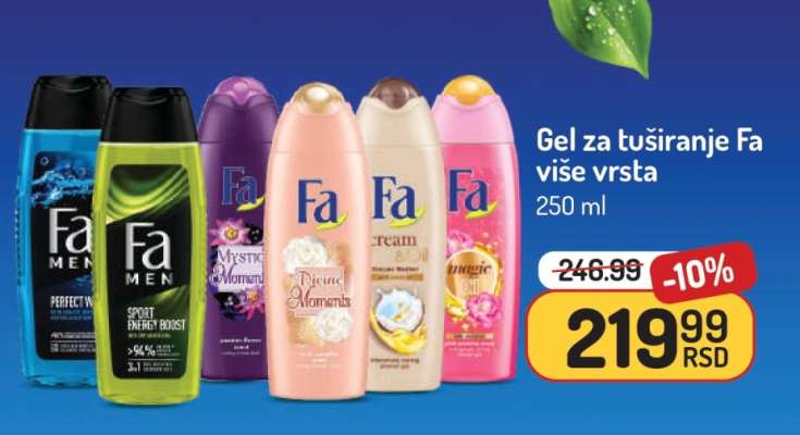 Gel za tuširanje Fa više vrsta