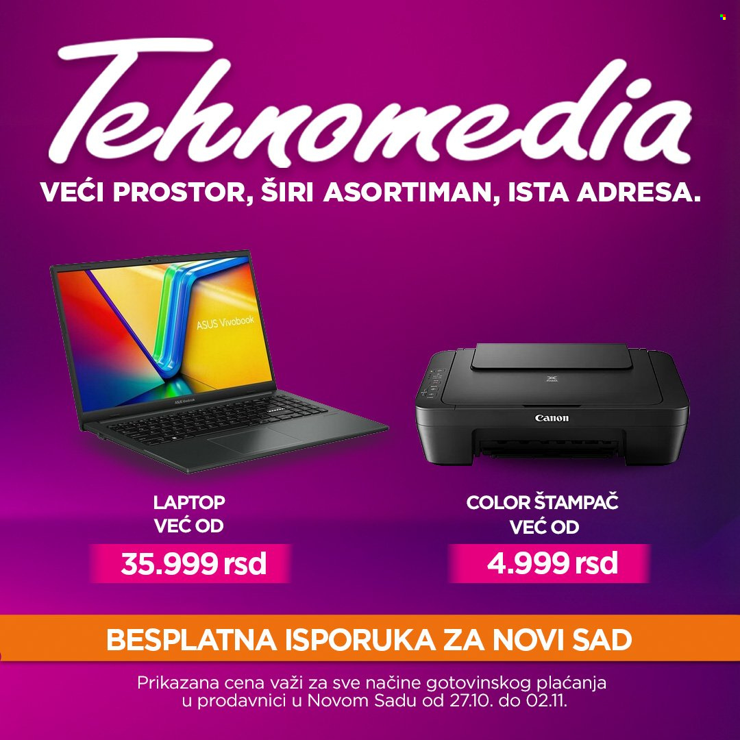 Tehnomedia katalog - 27.10.2025 - 02.11.2025. Stranica 1