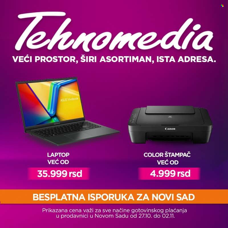Tehnomedia katalog - 27.10.2025 - 02.11.2025.