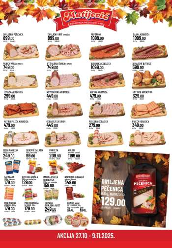 Matijević katalog - 27.10.2025 - 09.11.2025.