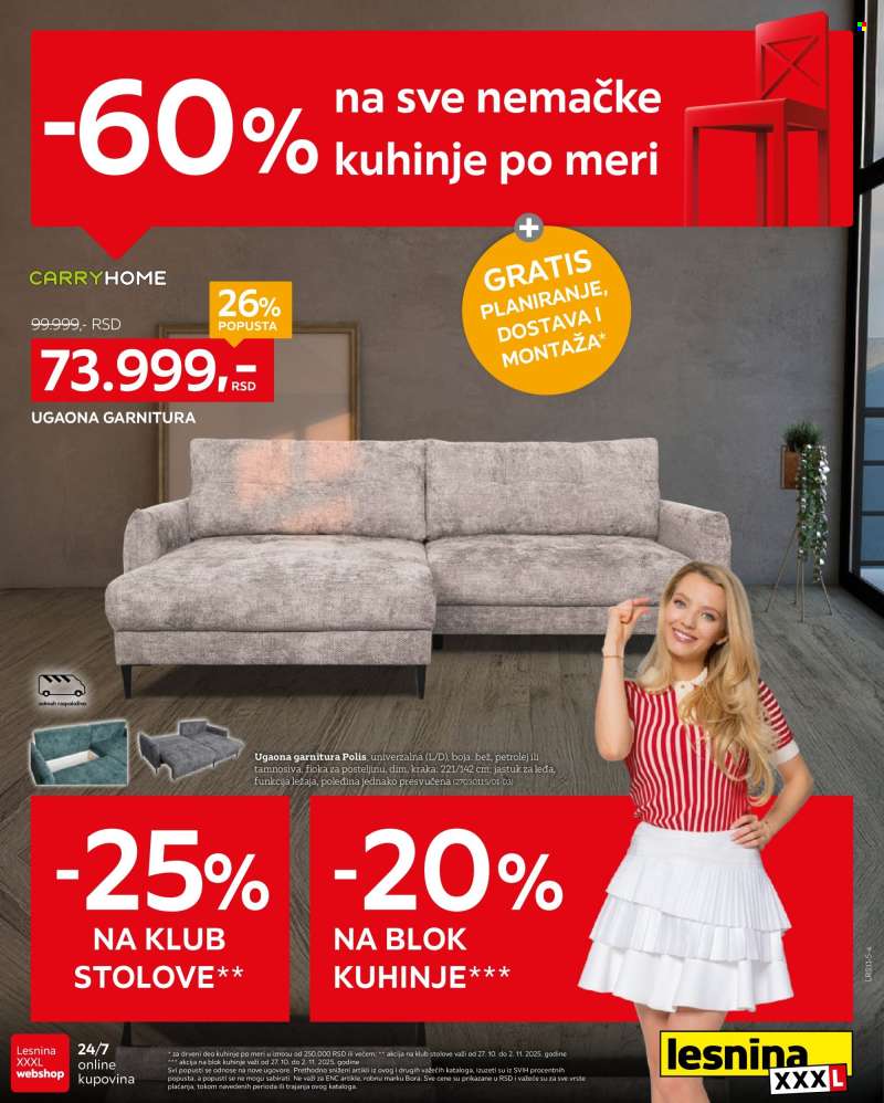 Lesnina XXXL katalog - 27.10.2025 - 02.11.2025.