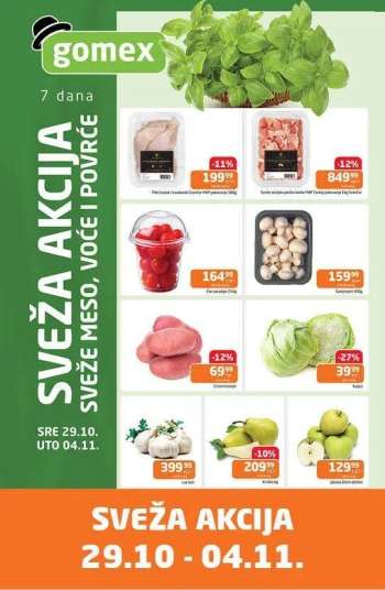 Gomex katalog - 29.10.2025 - 04.11.2025.