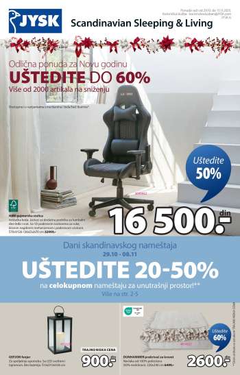 JYSK katalog - 29.10.2025 - 11.11.2025.